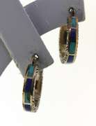 Sterling Silver Enamel Earring Hopp