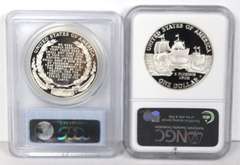 5 Modern Proof Silver Dollars