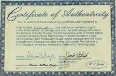 Collector's Fine China Plate