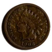Semi Key 1908 S Indian Head Cent