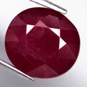 Glistening violet red 6.85ct Ruby