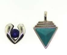 Sterling Silver Set of Tow Pendants
