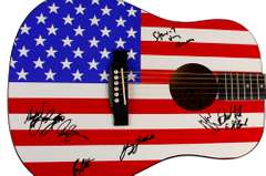 BRUCE SPRINGSTEEN & THE E-STREET BAND Signed Facsimile GUITAR