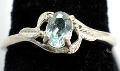 Sterling Silver Topaz  Ring