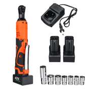 LED Cordless Electric Ratchet Wrench 3/8 Inch