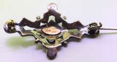 Sterling Silver Marcasite Pin