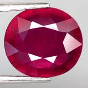 Fantastic 3.68ct oval cut rich blood red Ruby