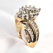 Cluster Ring with 43 Diamonds
