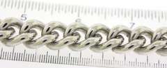 Gent's Heavy Sterling Silver Curb Bracelet
