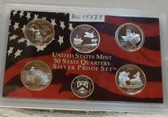 2004 Silver PROOF State Qtr Set no box
