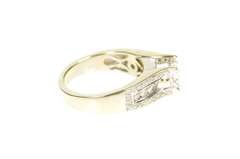 14K White Gold 0.99 Ctw Princess Diamond Engagement Ring