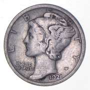 1921 Mercury Dime