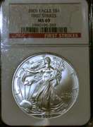 2005 First Strike NGC MS69 Silver Eagle .
