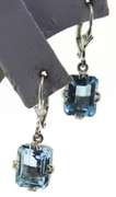 Sterling Silver Aquamarine Earrings