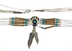 Sterling Silver Native American Necklace