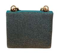 DOLCE & GABBANA  Light Blue Logo Mini Crossbody DG GIRLS Cotton Bag