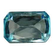 Glittering 1.28ct platinum and French blue Zircon