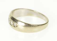 14K Yellow Gold 7.7mm Classic Diamond Men's Wedding Band Ring