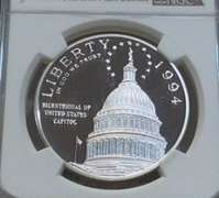 1994-S Capitol Sil PRF Dol NGC PF69UC