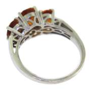 Sterling Silver Mandarine Garnet Ring