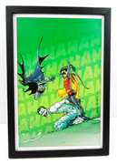 Batman, Robin & Joker Framed Color Print