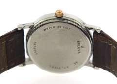 Bulova Strap Series White Dial Watch