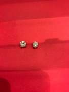 14k gold diamond studs 1.50 carat in total weight