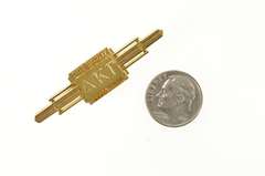 10K Yellow Gold Delta Kappa Gamma Female Educator Bar Pin/Brooch