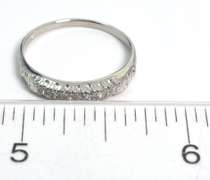 Cute Diamond Band Ring in 14KT White Gold