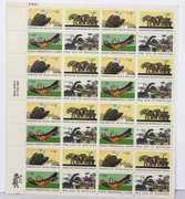 $ 98.60 US Mint Sheet ot 1-6 8 10 13 15 Cents