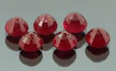 Heavy 13.64ct cut Ruby solitaire set