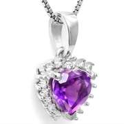 Sterling Amethyst Pendant