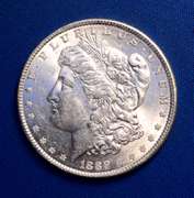 1889 B.U. MORGAN SILVER DOLLAR