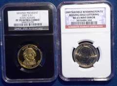 Lot of Graded Modern Dollars