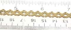 Beautiful Yellow Gold X Link Bracelet