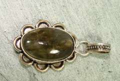 Magical Large Natural Stone Ethnic Handcrafted Pendant