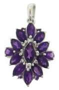 Sterling Silver Amythest Pendant
