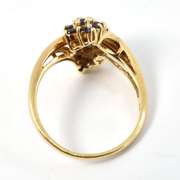 Sapphire Waterfall Cluster