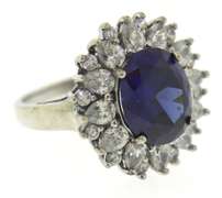 Sterling Silver Tanzanite Ring
