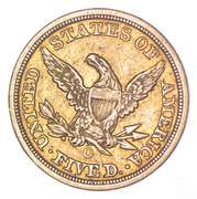 1844-O $5.00 Liberty Head Gold Half Eagle