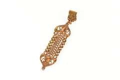 Ornate Scrollwork Chain Elaborate Watch Fob