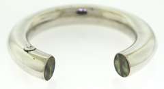 Sterling Silver Ablone Shell Cuff Bracelet