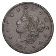 1837 Young Head Large Cent