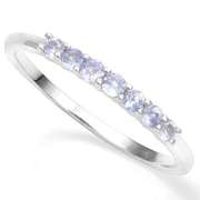 Tanzanite Sterling Band