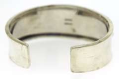 Nakai Navajo Sterling Silver Mop Cuff Bracelet