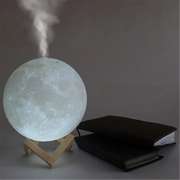 880ML 3D LED Night Light Air Humidifier Moon Lamp