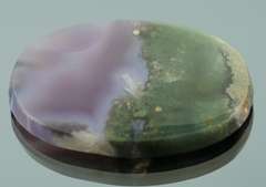 Collectors 45.60ct Chalcedony and Chlorite cabochon