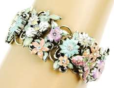 Brighton Enameled Flower Bracelet