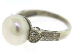 Sterling Silver Pearl Ring