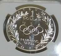 1988-S Olympics Sil PRF Dol NGC PF69UC